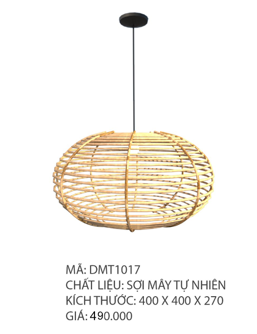 Đèn Mây Tre Đan MTD/10004